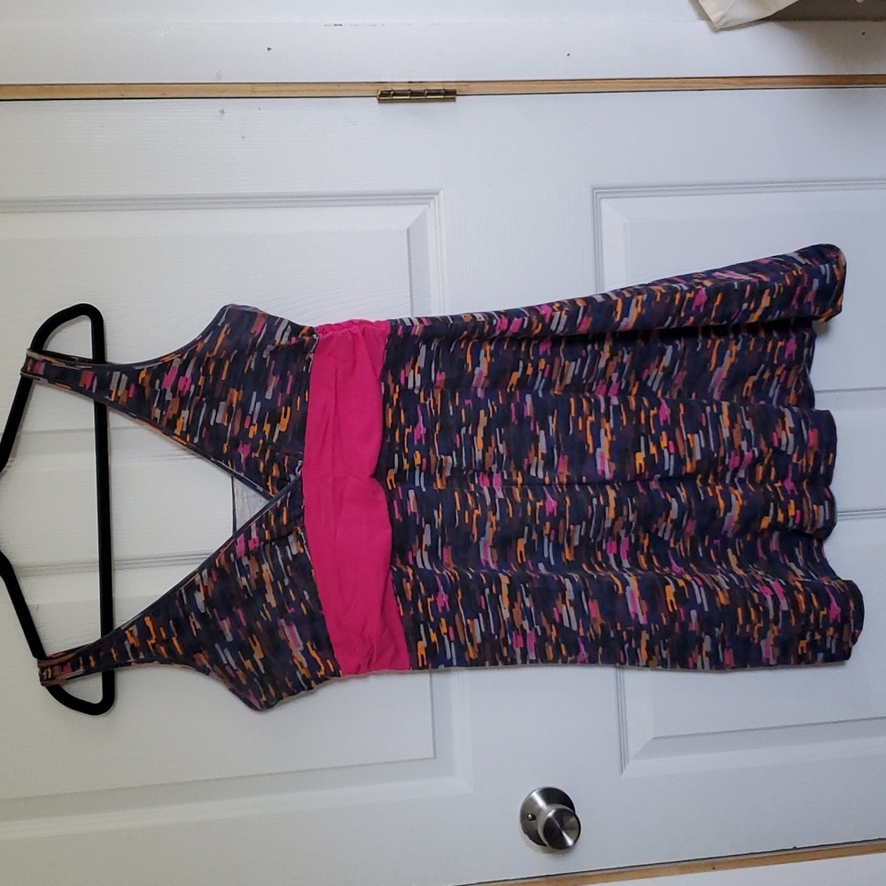 Patagonia bright patterned cotton travel Dress  XL 👗 🌸🌺💐